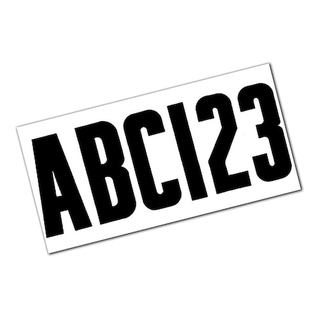 Attwood Attwood Letter &amp; Number Kit - Black 14142-7